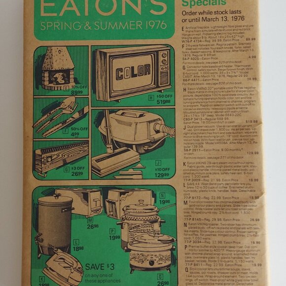 EATON'S 1976 Spring & Summer CATALOG - w/sleeve VG Con 698 Pages Vintage CANADA - Picture 11 of 12